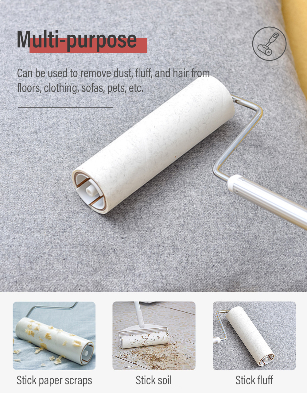 High-end Telescopic Lint Roller-7